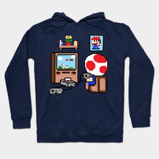 8 bit retro toad Hoodie